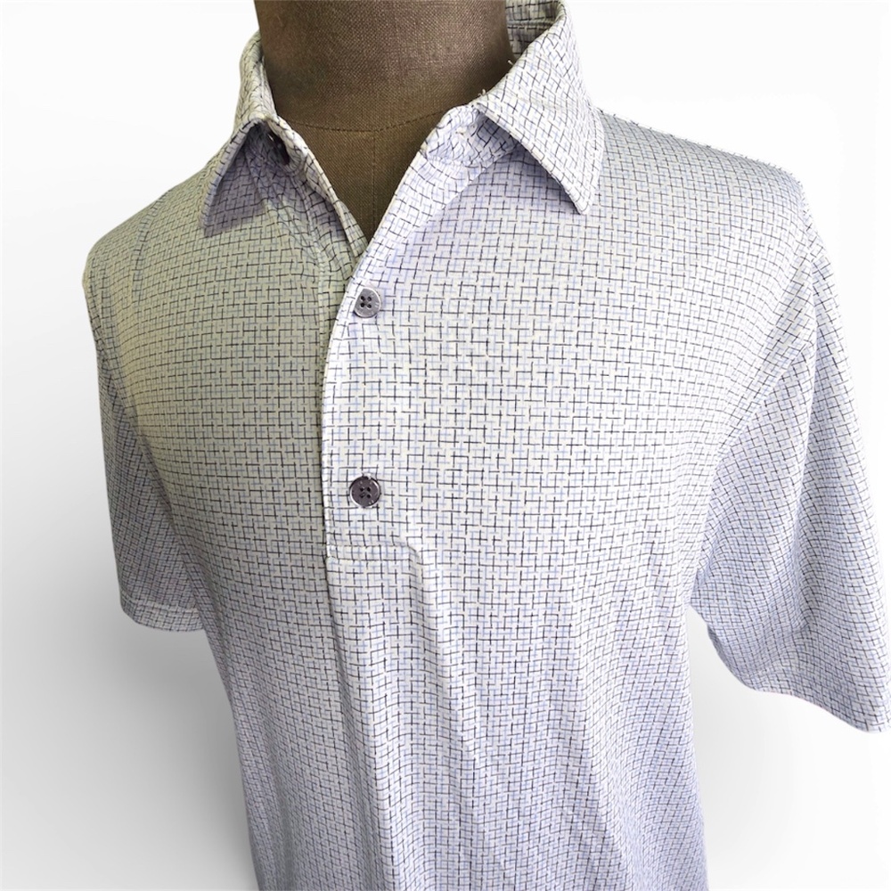 FootJoy Men's XL Geometric Print Golf Polo - The Cliffs Resort Logo